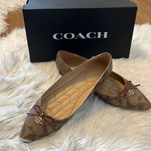 Coach shoes worn once excellent condition
